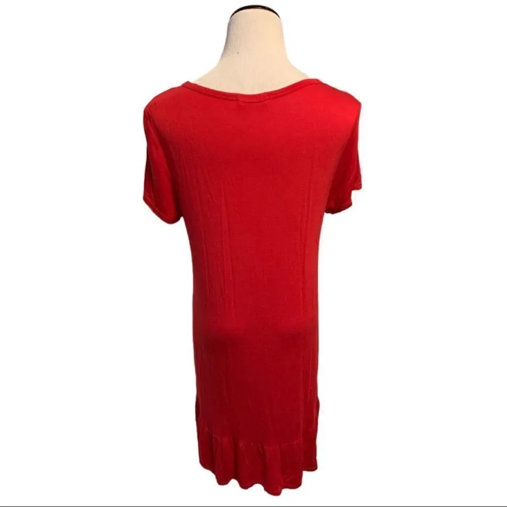 Twenty Second Ref Ruffle Hem Dress Sz L